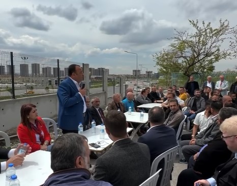 Etlik Şehir Hastanesi Taksi Durağında Taksici Esnafımız İle Bir Araya Geldik. - Adnan Beker, İYİ Parti Ankara 2. Bölge Milletvekili Adayı